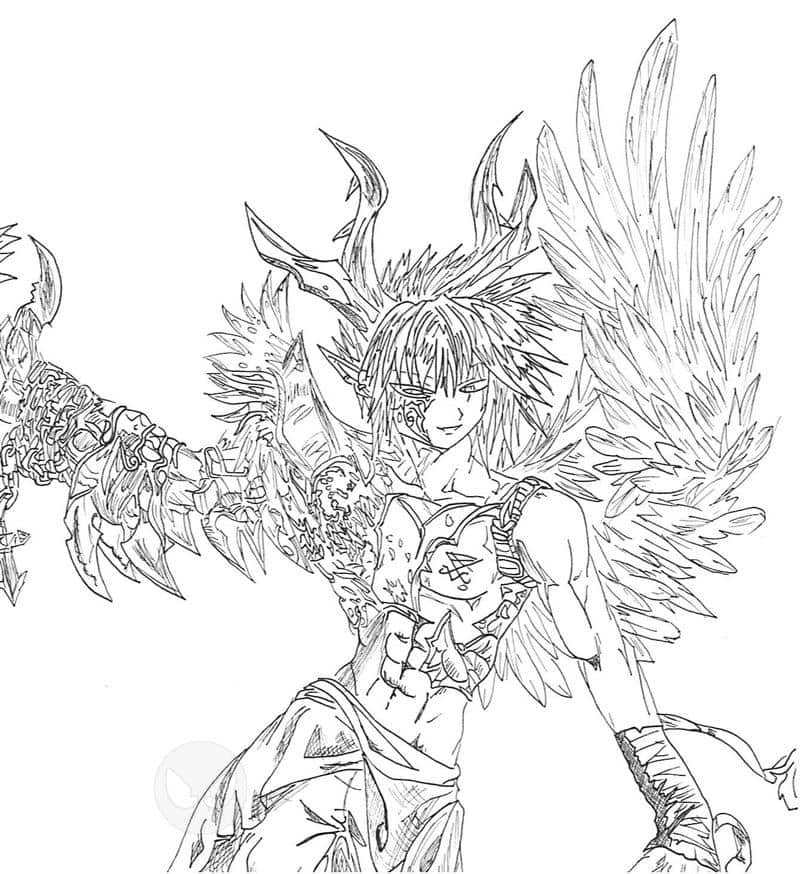 The fallen Angel Luzifer