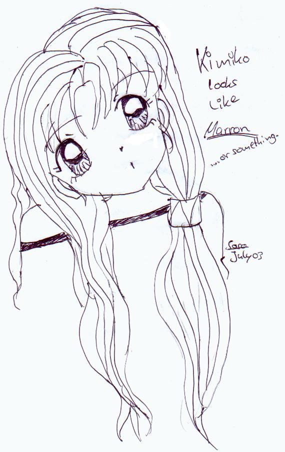 Kimiko looks like Marron...? Or Arina...