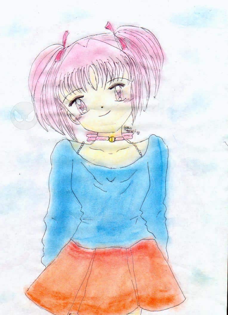 Ichigo mit Pastellkreide