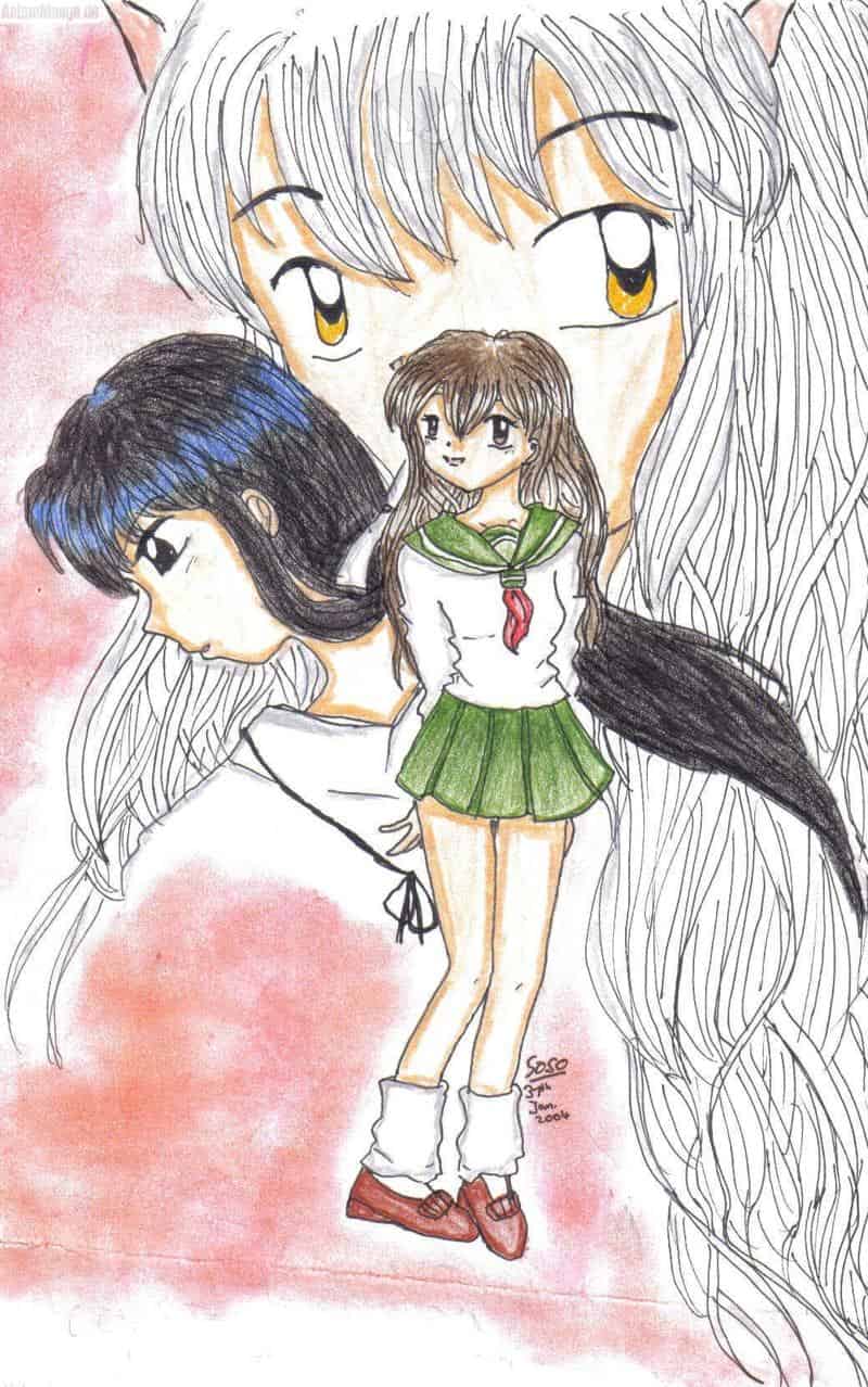 Inu Yasha Dreierbild (misslungen)