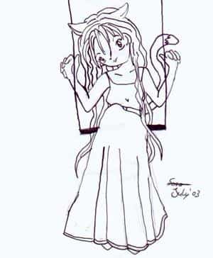 Kimiko auf `ner Schaukel? O.o