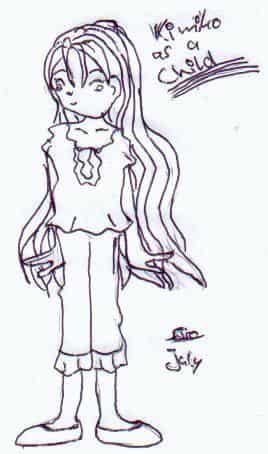 Kimiko as a child