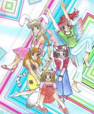 Akai, Cherii, Fuyumi, Mitsuki und Natsumi