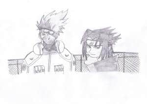 Kakashi und Sasuke