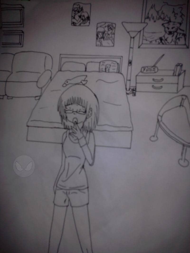 Ich in meinem Zimmer XD