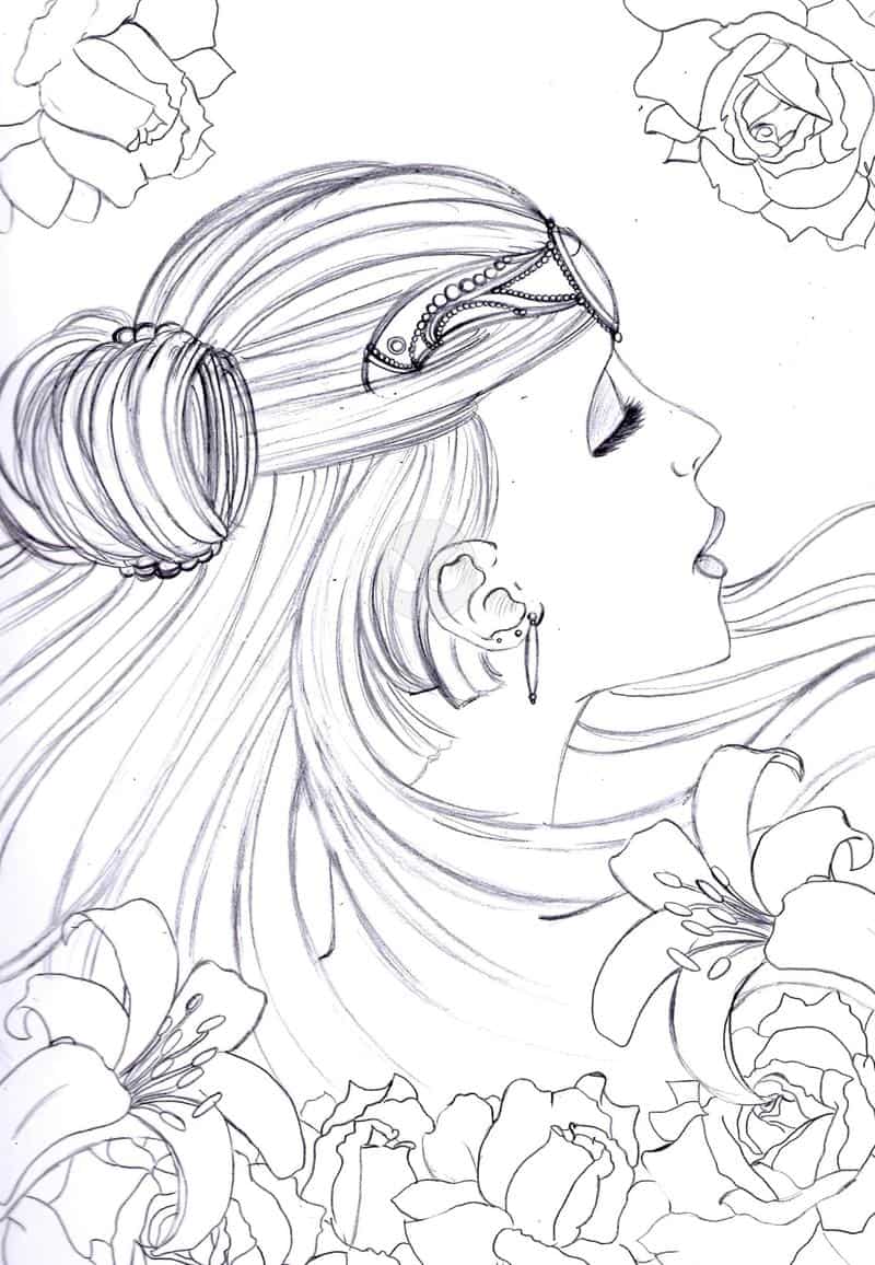 Schneekönigin (Outlines)