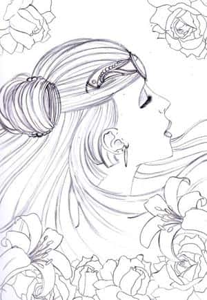 Schneekönigin (Outlines)