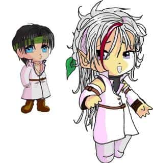 Chibi Keika und Teiou