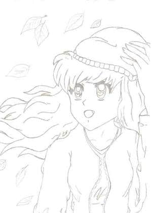 Herbstblätter und dein Lachen