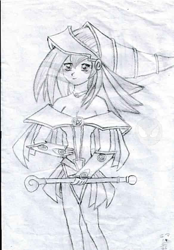 Schwarzes Magier Mädchen