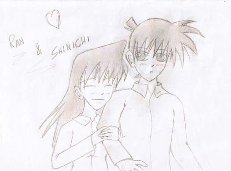 Shinichi &amp; Ran in love~