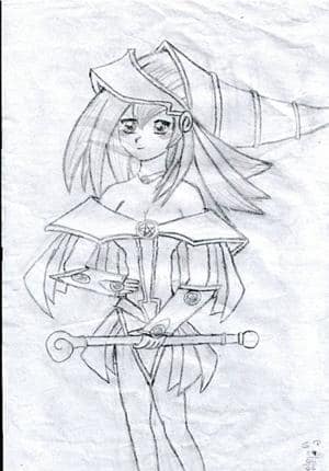 Schwarzes Magier Mädchen