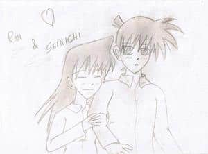Shinichi & Ran in love~