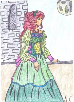 Prinzessin im Mondenlicht