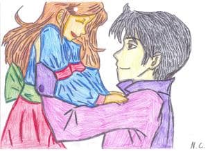 Vater mit seiner Tochter