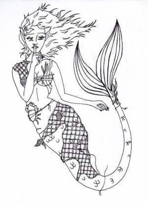 Deep Blue Ocean - Meerjungfrau