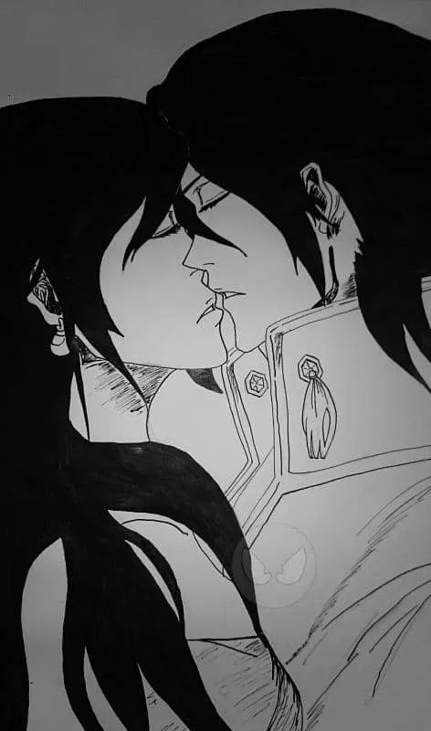 Kaguya no Mikoto und Byakuya Kuchiki fall in Love