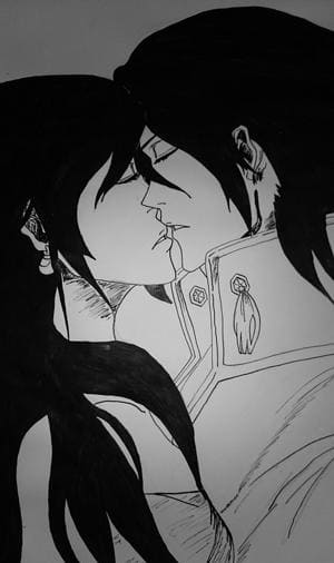 Kaguya no Mikoto und Byakuya Kuchiki fall in Love