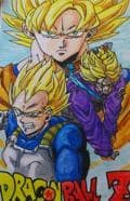 DRAGONBALL Z (die drei super sayajins)