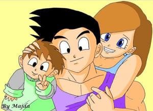 Goten und seine Familie