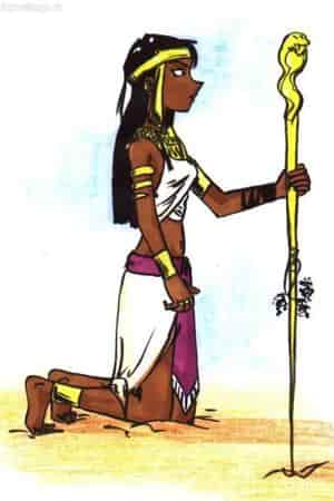 Schlangenkönigin in Farbe