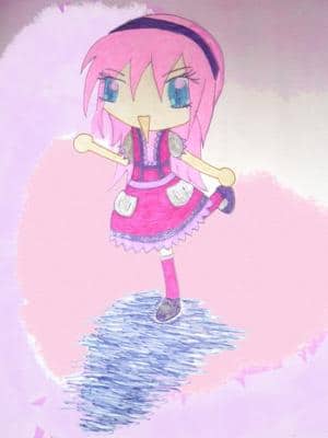 Pink Little Doll Chibi
