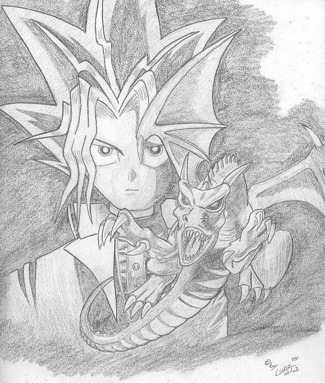 Yu-Gi-Oh mit Drache