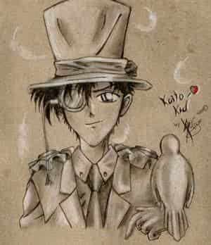Kaito Kid mit taube