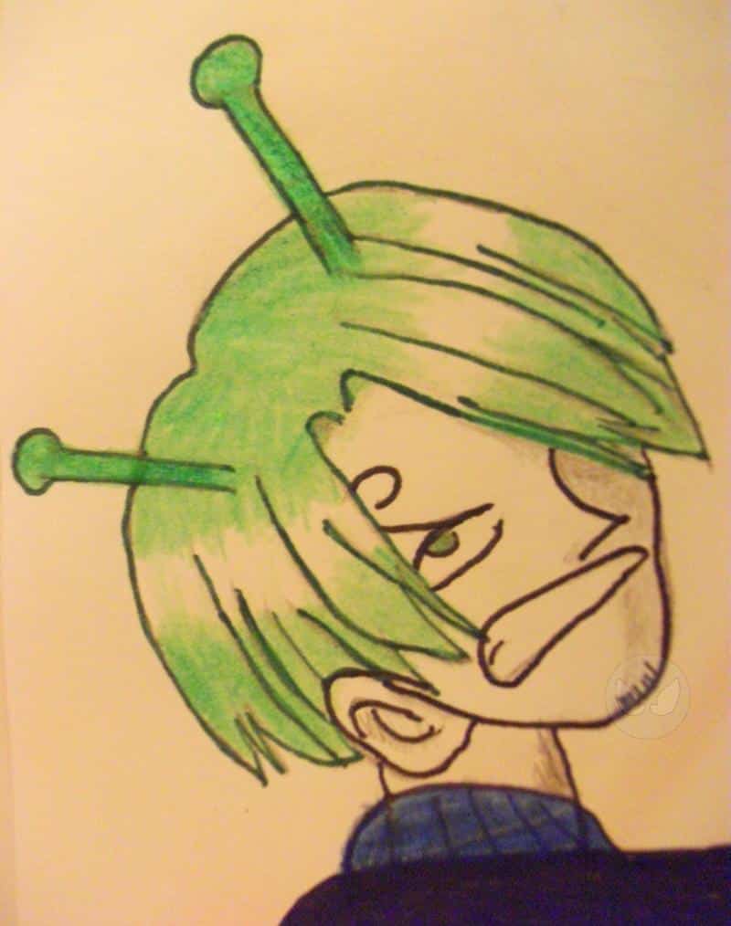 Sanji als Alien
