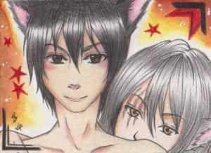 Kiss on the shoulder