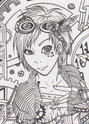 Steampunk - Kakao - Outlines