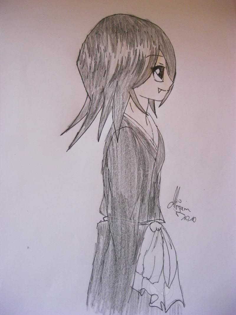 Rukia Shinigami mit Zähnchen