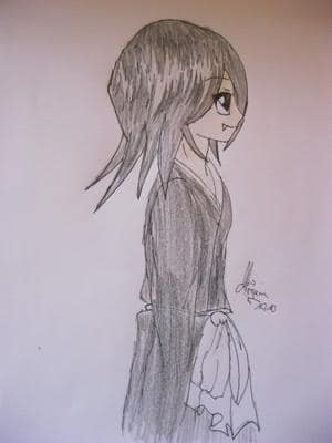Rukia Shinigami mit Zähnchen
