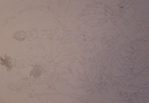 Goku,Gohan,Trunks,Vegeta