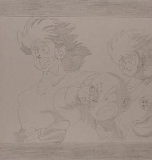Yamchu,kuririn und goku