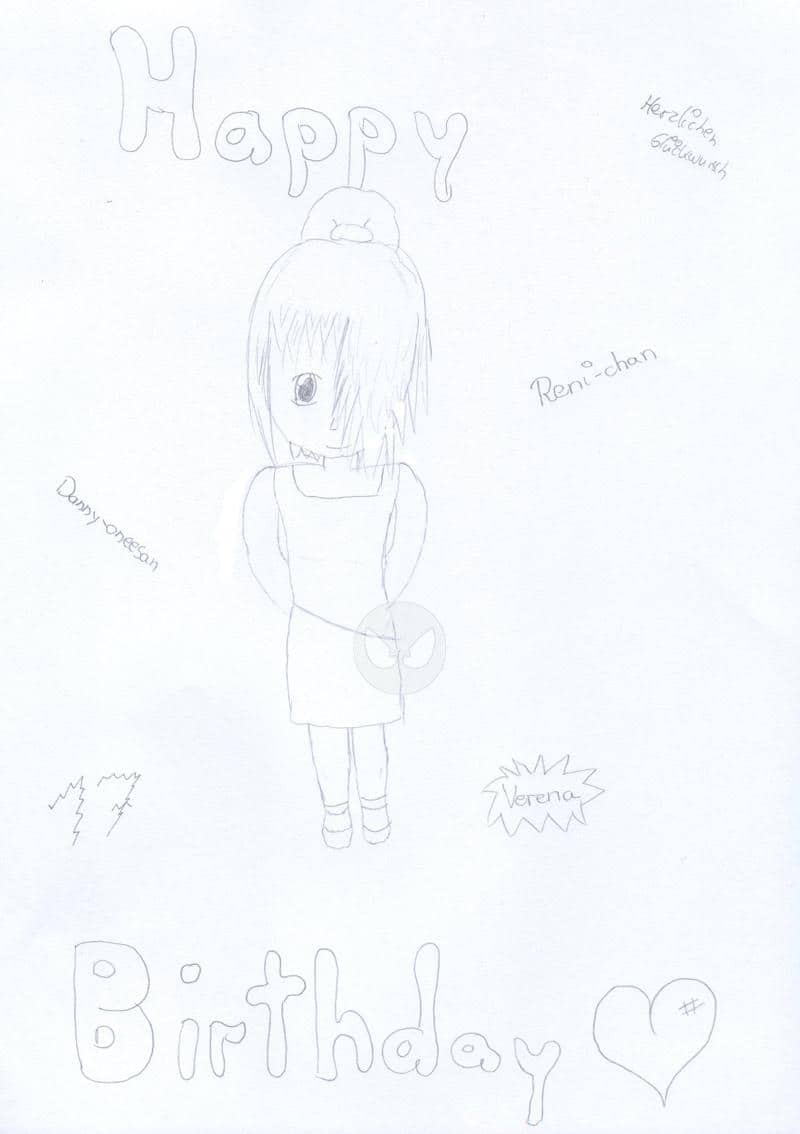 Happy Birthday (Skizze)