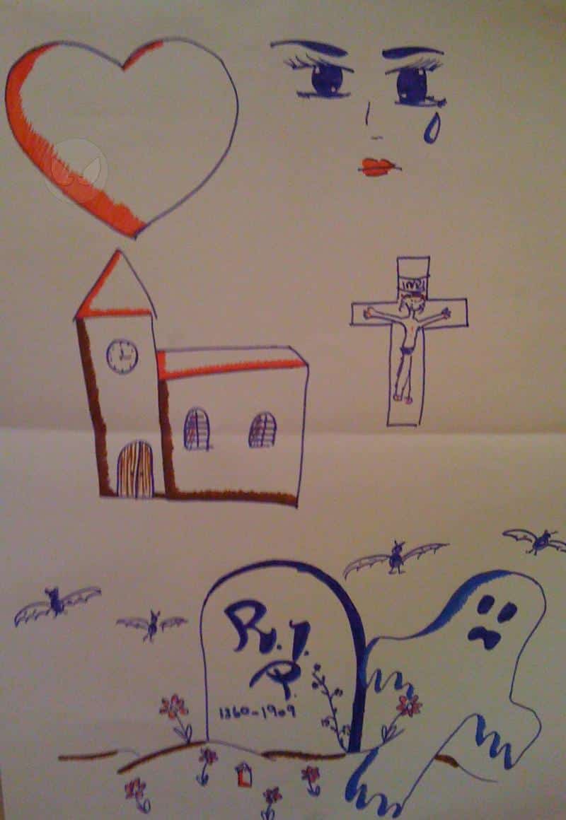 Bildliche Gedanken an den Tod