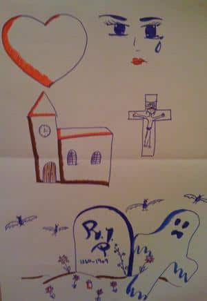 Bildliche Gedanken an den Tod