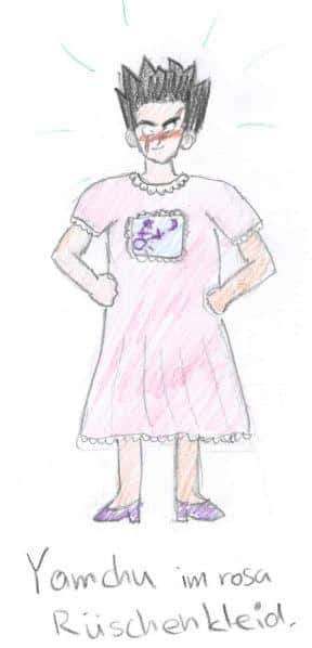 Yamchu im rosa Kleid *ggg*