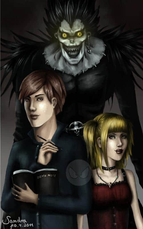 The eyes of the death