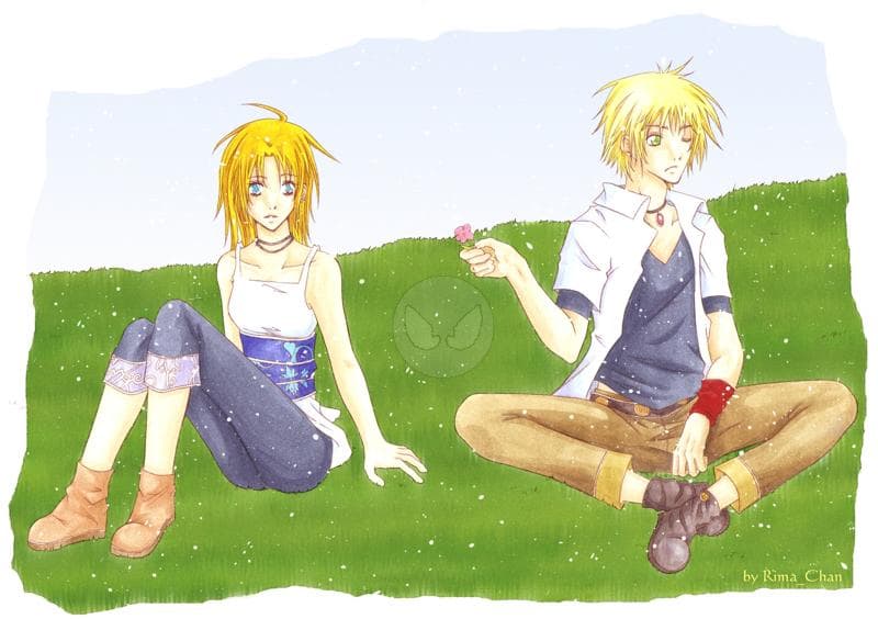 "Da... ein Blümchen... oder so..."