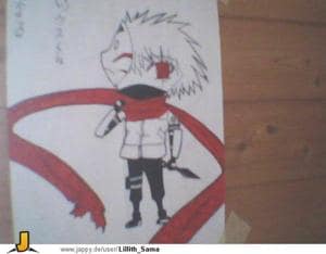 Chibi Anbu kakashi :3