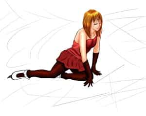 gefallene Eisprinzessin