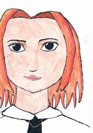 Portrait mit Tusche?