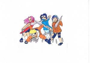 Naruto,Sasuke,Sakura,Hinata