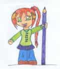 Chibi mit Stift