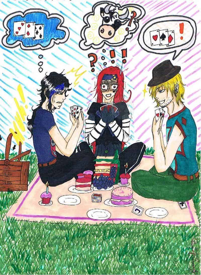 Eine Ruhige Partie auf der Wiese