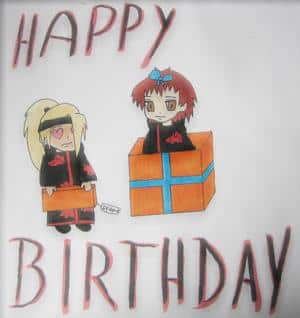 Happy Birthday Deidara 5.5