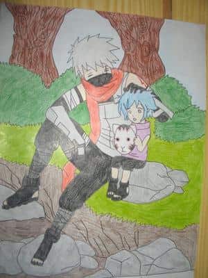 Kakashi und kleines Mädchen^^