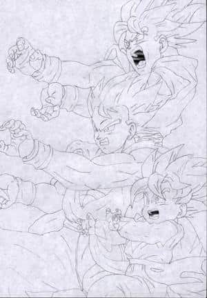 Goku und seine Söhne